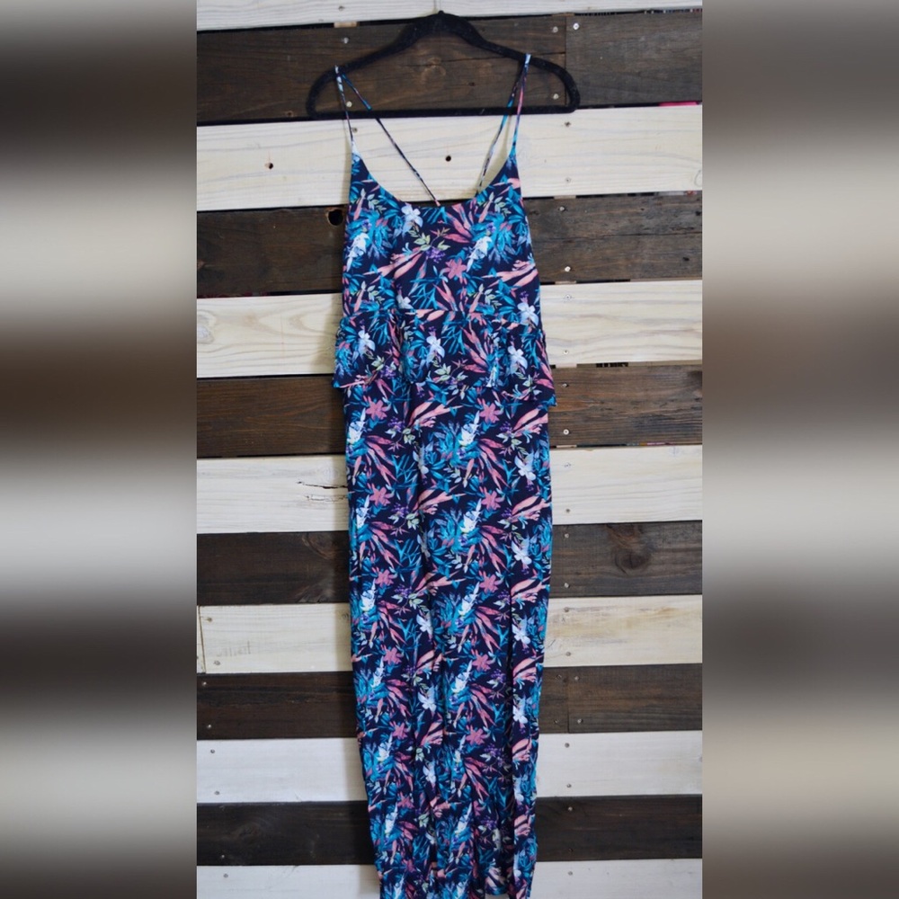 Tropical floral maxi